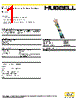 HFCH5012BKS Datasheet HTML 1Page - Hubbell Incorporated. 