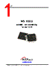 W5100S Datasheet HTML 1Page - WIZNET 