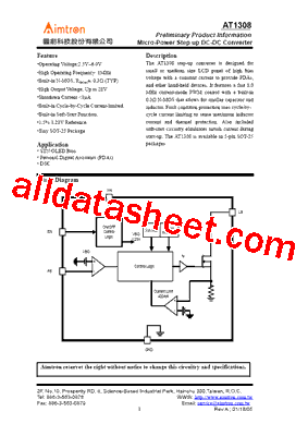 AT1308 Datasheet PDF - List of Unclassifed Manufacturers