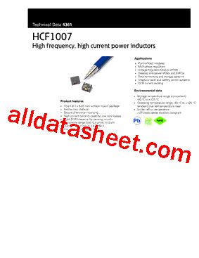 HCF1007-R30-R Datasheet PDF - Eaton All Rights Reserved.