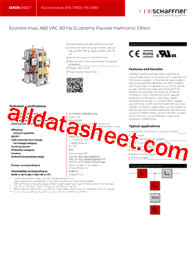 FN-3483 Datasheet PDF - Schaffner International Ltd