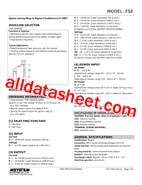 FSE-2AB-R Datasheet PDF - M-System Co.,Ltd.
