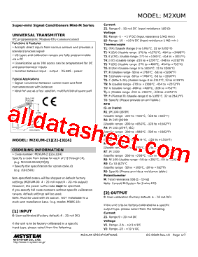 M2XUM-R10-R Datasheet PDF - M-System Co.,Ltd.