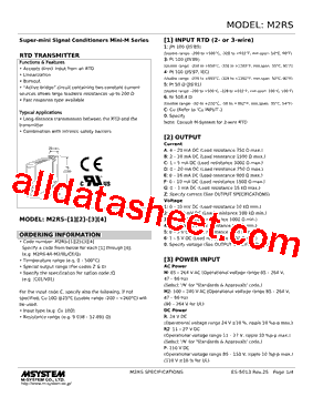 M2RS-65-R2/CE Datasheet PDF - M-System Co.,Ltd.