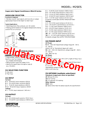 M2SES-2A1-R2/Q Datasheet PDF - M-System Co.,Ltd.
