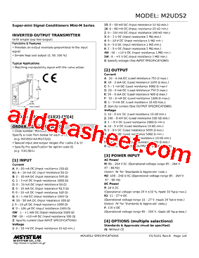 M2UDS2-4W4-R2/CE Datasheet PDF - M-System Co.,Ltd.
