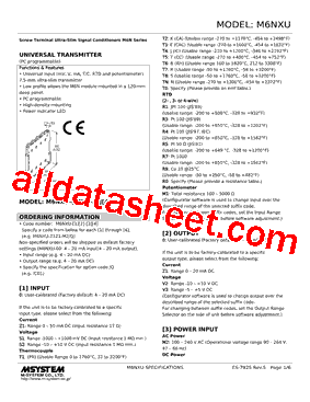 M6NXU-R3V2-R Datasheet PDF - M-System Co.,Ltd.