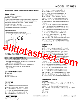M2PHS2L-BB-R2/CE Datasheet PDF - M-System Co.,Ltd.