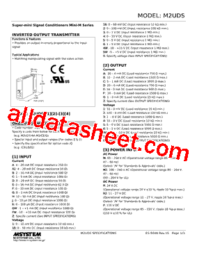 M2UDS-DG-R2/N Datasheet PDF - M-System Co.,Ltd.