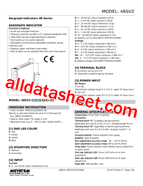 48SV2-RVGST-R Datasheet PDF - M-System Co.,Ltd.