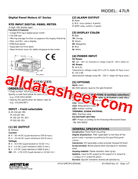 47LR-14W0YR-R Datasheet PDF - M-System Co.,Ltd.