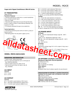 M2CE-54-R2/N Datasheet PDF - M-System Co.,Ltd.
