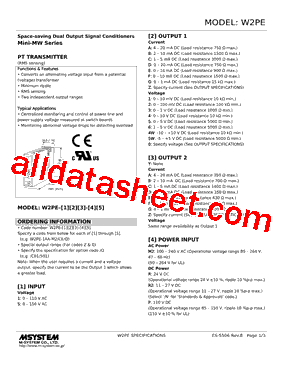 W2PE-1GD-R2/UL Datasheet PDF - M-System Co.,Ltd.