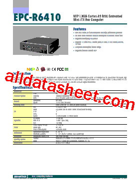 EPC-R6410CQ-VAA1E Datasheet PDF - Advantech Co., Ltd.