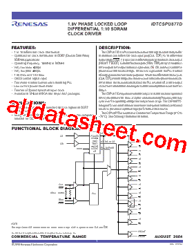 CSPU877D Datasheet PDF - Renesas Technology Corp