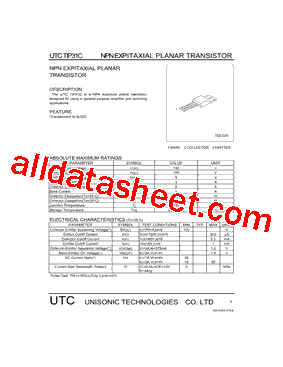 TIP31C Datasheet PDF - Unisonic Technologies