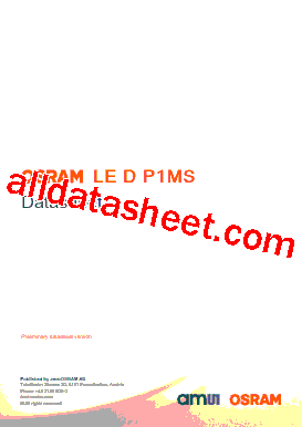 LEDP1MS-ETFQ-R Datasheet PDF - OSRAM GmbH