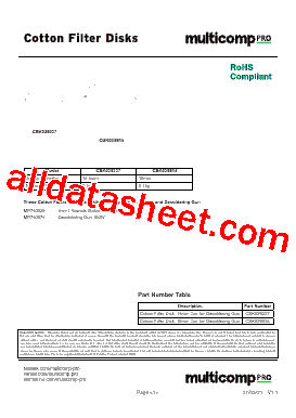 CBK029934 Datasheet PDF - Multicomp Pro