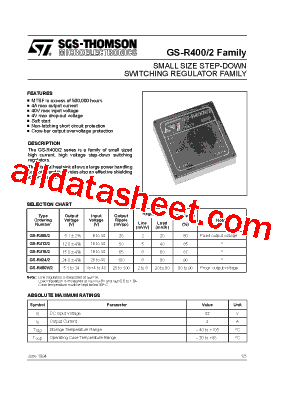 GS-R415 Datasheet PDF - STMicroelectronics