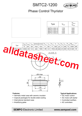 SMTC2-1200 Datasheet PDF - SEMPO ELECTRONIC Limited