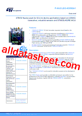 X-NUCLEO-IOD02A1 Datasheet PDF - STMicroelectronics