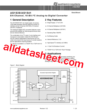 AS1541 Datasheet PDF - ams AG