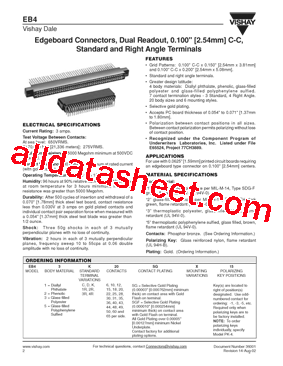 EB412R22 Datasheet PDF - Vishay Siliconix
