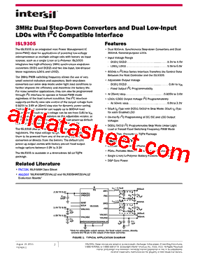 ISL9305 Datasheet PDF - Intersil Corporation