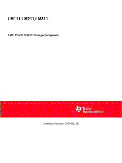LM111-N Datasheet PDF - Texas Instruments