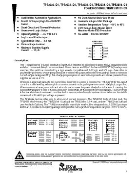 TPS2030-Q1 Datasheet PDF - Texas Instruments