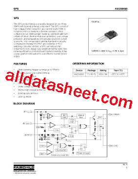 KA2S0680 Datasheet PDF - Fairchild Semiconductor