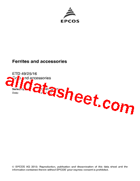 B66367G0000X127 Datasheet PDF - EPCOS