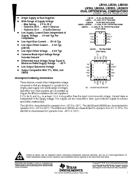 LM393DGKRG4 Datasheet PDF - Texas Instruments