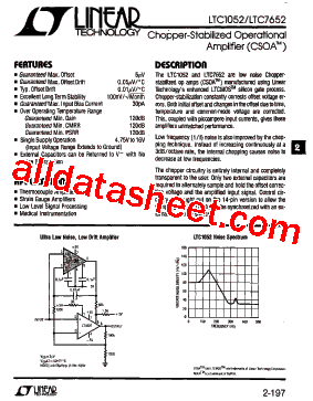 LTC7652C Datasheet PDF - Linear Technology