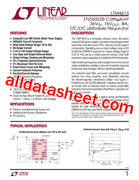 LTM4613 Datasheet PDF - Linear Technology