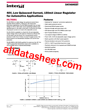 ISL78301 Datasheet PDF - Intersil Corporation