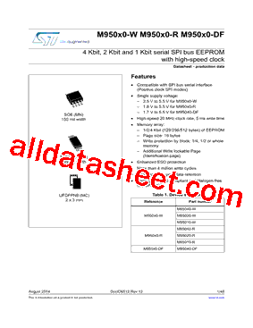 M95020-R Datasheet PDF - STMicroelectronics